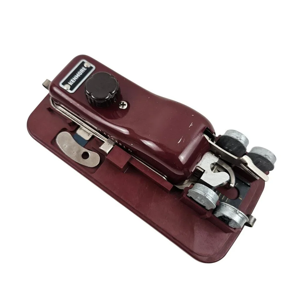 Kenmore Buttonhole Attachement Case Manual Templates Vintage Sewing Machine - Picture 2 of 11